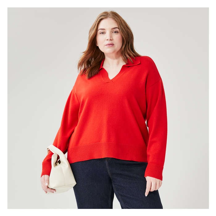 Women+ Collared Pullover